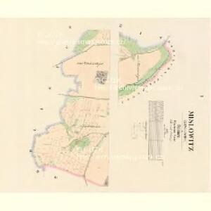 Mislowitz (Mislowice) - c4923-1-001 - Kaiserpflichtexemplar der Landkarten des stabilen Katasters