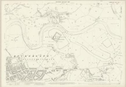 Cumberland XXIII.4 (includes: Carlisle) - 25 Inch Map