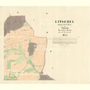Litschel (Kozylucek) - m0899-2-002 - Kaiserpflichtexemplar der Landkarten des stabilen Katasters