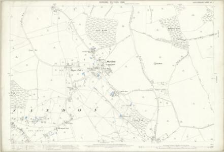 Hertfordshire VIII.7 (includes: Kelshall; Sandon; Therfield) - 25 Inch Map