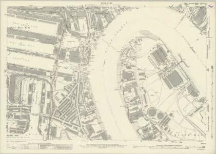 Essex (New Series 1913-) n LXXXVI.13 (includes: Borough Of Greenwich; Poplar Borough) - 25 Inch Map