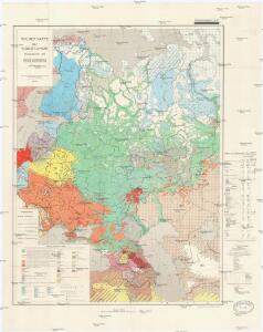 Völkerkarte der Sowjet-Union