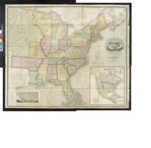 Map of the United States of North America / compiled from the latest and most authentic information by David H. Vance ; engraved by J.H. Young.