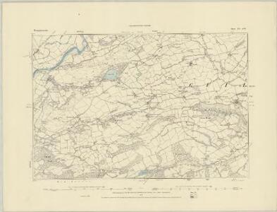 Montgomeryshire XIV.NE - OS Six-Inch Map