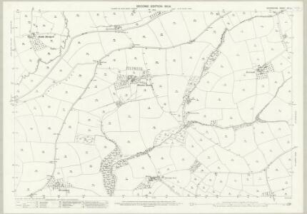 Devon XXI.12 (includes: George Nympton; South Molton) - 25 Inch Map