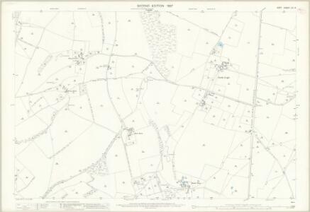 Kent LVI.14 (includes: Elmsted; Waltham) - 25 Inch Map