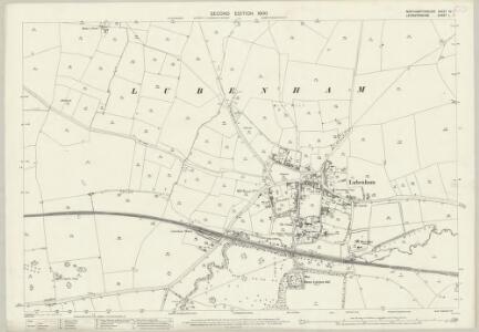 Northamptonshire XV.7 (includes: East Farndon; Lubenham; Marston Trussel) - 25 Inch Map