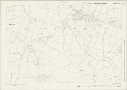 Kent LXXVIII.12 (includes: Sandhurst) - 25 Inch Map