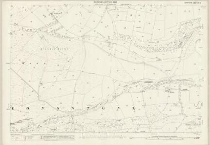 Derbyshire XVI.15 (includes: Great Longstone; Hassop; Rowland; Stony Middleton) - 25 Inch Map