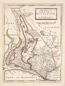 The Shire of Lenox [i.e. Lennox] or Dunbarton  / by H. Moll.