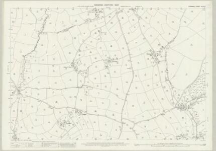 Cornwall XLIII.14 (includes: Lanreath; Pelynt; St Veep) - 25 Inch Map