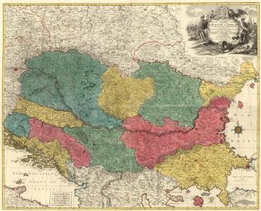 Carte Geographique du Theatre de la Guerre en General representant le Royaume de Hongarie