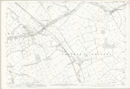 Derbyshire XLIV.3 (includes: Hazlewood; Shottle and Postern; Turnditch; Windley) - 25 Inch Map