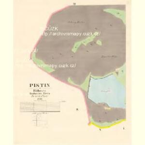 Pistin - c5785-1-003 - Kaiserpflichtexemplar der Landkarten des stabilen Katasters