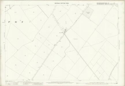 Northamptonshire XIX.16 (includes: Great Gidding; Hemington; Luddington) - 25 Inch Map