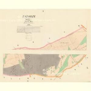 Zaborzy - c9014-1-001 - Kaiserpflichtexemplar der Landkarten des stabilen Katasters