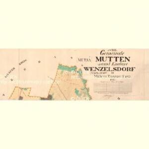 Mutten - m1907-1-006 - Kaiserpflichtexemplar der Landkarten des stabilen Katasters