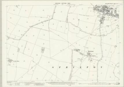 Northamptonshire XLVI.7 (includes: Grendon; Strixton; Wollaston) - 25 Inch Map