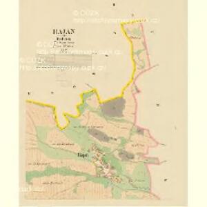 Hajan - c1749-1-002 - Kaiserpflichtexemplar der Landkarten des stabilen Katasters
