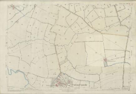 Somerset LXXIV.14 (includes: Chilton Cantelo; Marston Magna; West Camel; Yeovilton) - 25 Inch Map
