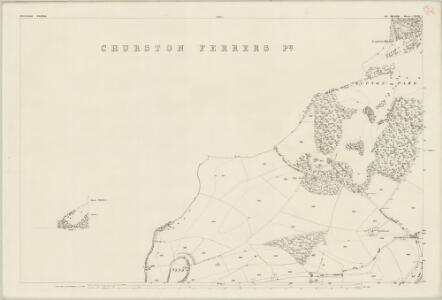 Devon CXXVIII.5 & 1 (includes: Brixham; Churston Ferrers; Stoke Gabriel) - 25 Inch Map
