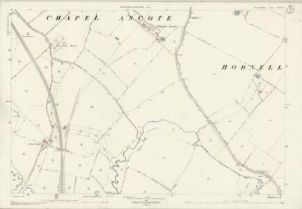 Warwickshire XLVI.3 (includes: Bishops Itchington; Chapel Ascote; Hodnell; Watergall) - 25 Inch Map