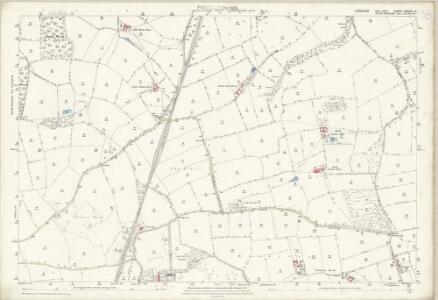 Yorkshire CXXXVII.14 (includes: Brearton; Nidd; Ripley; South Stainley With Cayton) - 25 Inch Map