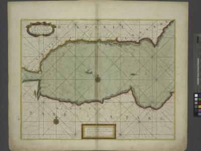 A chart of the sea coast of SPAIN from the Straits mouth to C de Gat and of the sea coast of BARBARY from the Straits mouth to C de Hone