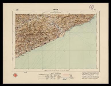 Mapa geogràfic de Catalunya 1:100 000