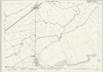 Northamptonshire XI.10 (includes: Caldecott; Great Easton; Gretton; Rockingham) - 25 Inch Map