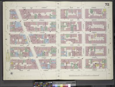 Manhattan, V. 4, Double Page Plate No. 72 [Map bounded by West 32nd St., 4th Ave., East 27th St., 6th Ave.]