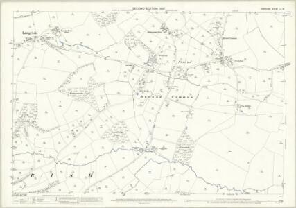 Hampshire and Isle of Wight LII.15 (includes: Buriton; Langrish; Petersfield; Steep) - 25 Inch Map