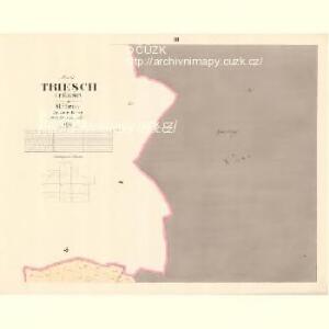 Triesch (Třešt) - m3159-1-002 - Kaiserpflichtexemplar der Landkarten des stabilen Katasters