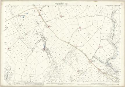 Carmarthenshire LIV.13 (includes: Llanelly Rural; Pen Bre) - 25 Inch Map