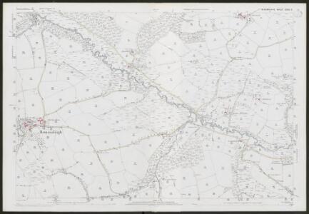 Devon XXXII.2 (includes: Kings Nympton; Mariansleigh; Romansleigh) - 25 Inch Map
