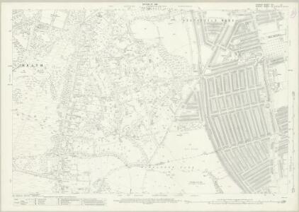 London (1915- Numbered sheets) VIII.15 (includes: Wandsworth Borough; Wimbledon St Mary) - 25 Inch Map