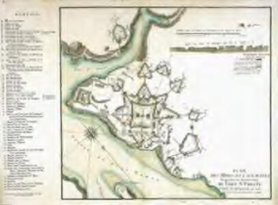 Plan des mines et casemates, magazins et souterains du Fort St. Philip[p]e