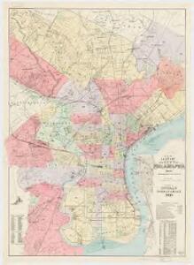 New map of the city of Philadelphia, 1900 : from the latest city surveys : prepared for Gopsill's directories 1900