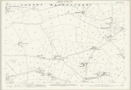 Essex (1st Ed/Rev 1862-96) LI.11 (includes: High Ongar; Norton Mandeville) - 25 Inch Map