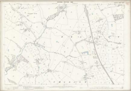 Cheshire LX.15 (includes: Bradley; Chidlow; Macefen; Malpas; Tushingham cum Grindley; Wigland; Wychough) - 25 Inch Map