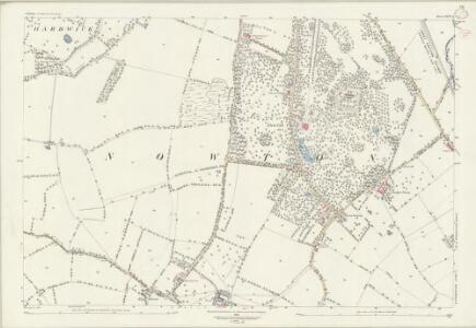 Suffolk XLIV.15 (includes: Bury St Edmunds; Hardwick; Hawstead; Horringer; Little Welnetham; Nowton) - 25 Inch Map