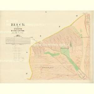 Hluck - m0727-1-005 - Kaiserpflichtexemplar der Landkarten des stabilen Katasters