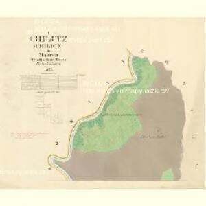 Chilitz (Chilice) - m1000-1-001 - Kaiserpflichtexemplar der Landkarten des stabilen Katasters