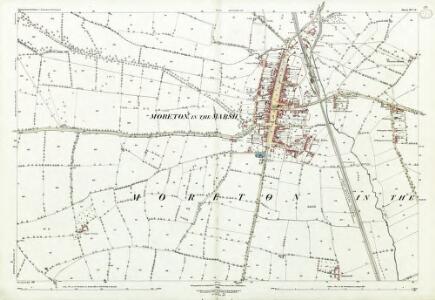 Gloucestershire XV.14 (includes: Batsford; Bourton on the Hill; Moreton in Marsh) - 25 Inch Map