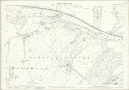 Berkshire XLII.3 (includes: Enborne; Hampstead Marshall; Speen) - 25 Inch Map
