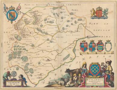 Rutlandia Comitatus. Rutland Shire. [Karte], in: Theatrum orbis terrarum, sive, Atlas novus, Bd. 4, S. 332.