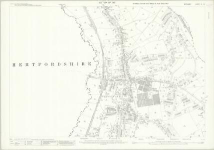 Middlesex VI.12 (includes: East Barnet; Finchley; Friern Barnet; Totteridge) - 25 Inch Map