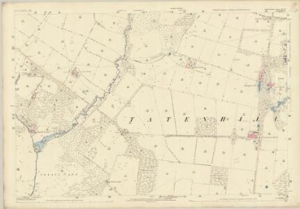 Staffordshire XL.13 (includes: Dunstall; Tatenhill; Yoxall) - 25 Inch Map