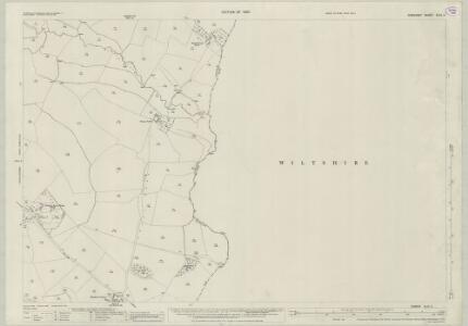 Somerset XLIII.4 (includes: Chapmanslade; Corsley; Selwood) - 25 Inch Map