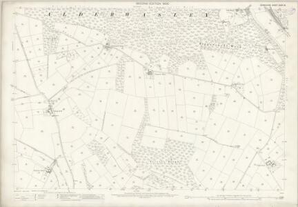 Derbyshire XXXIX.8 (includes: Alderwasley; Ashleyhay; Crich; Heage; Shottle and Postern) - 25 Inch Map